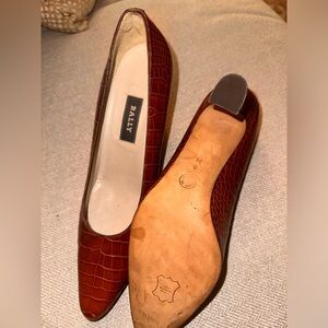 Bally crocodile shoes size 8M